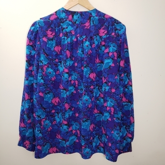 Liz Moody Vintage Floral Print Blouse Size XL - Picture 2 of 6